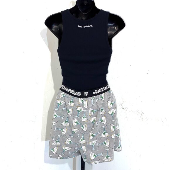 Dirty Martini PJ Set - Austin Powers Boxers and Be as you Are Top - Size Large - Picture 4 of 13